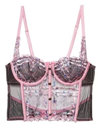 Fleur Du Mal Gabrielle Bustier Rosa