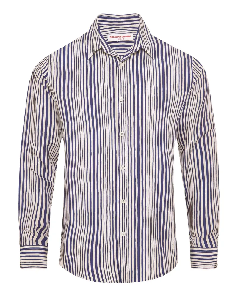 Orlebar Brown Giles' Hemd - Blau Blau