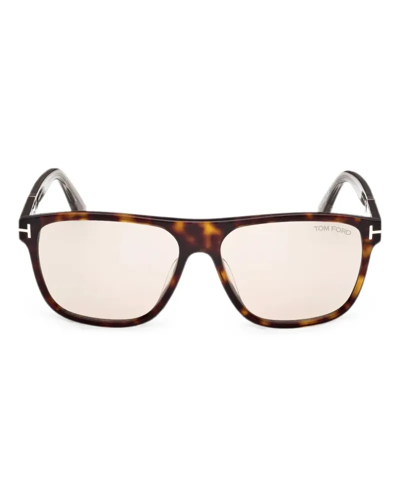 Tom Ford Frances Sonnenbrille mit eckigem Gestell - Braun Braun