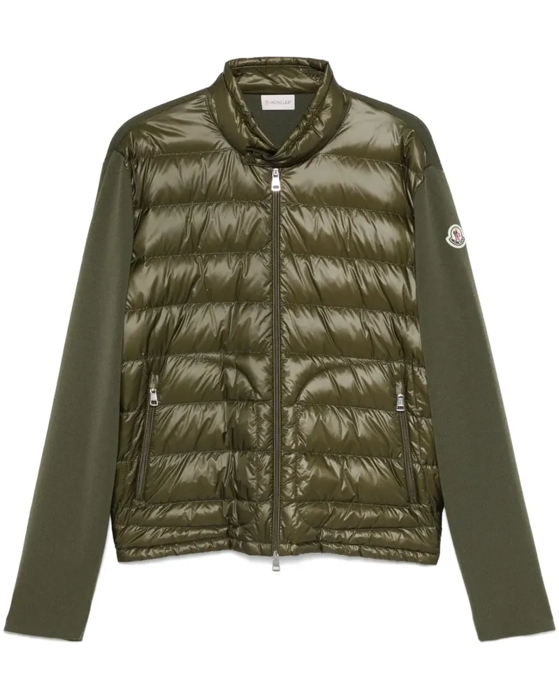 Moncler Gefütterte Jacke - Grün Grün