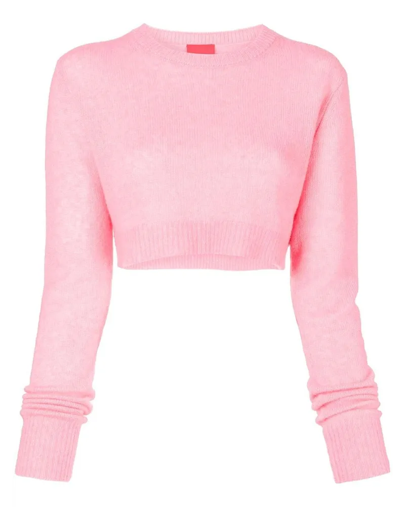 Cashmere In Love Cropped-Pullover - Rosa Rosa