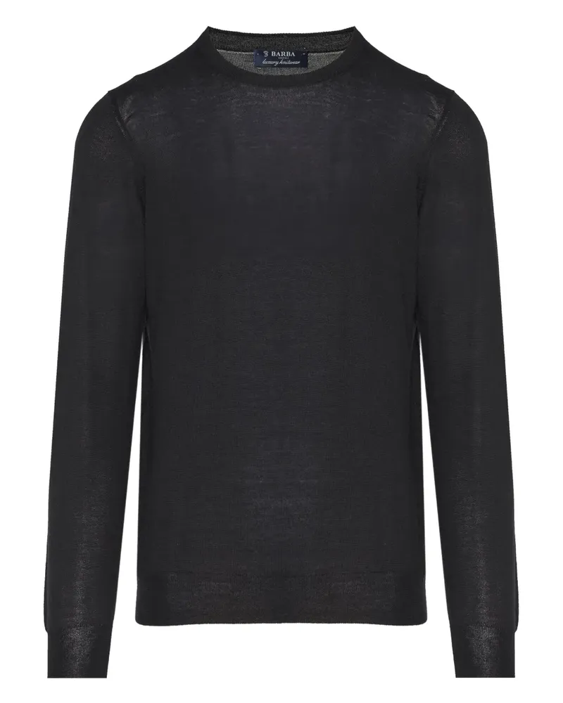 BARBA crew-neck sweater - Blau Blau