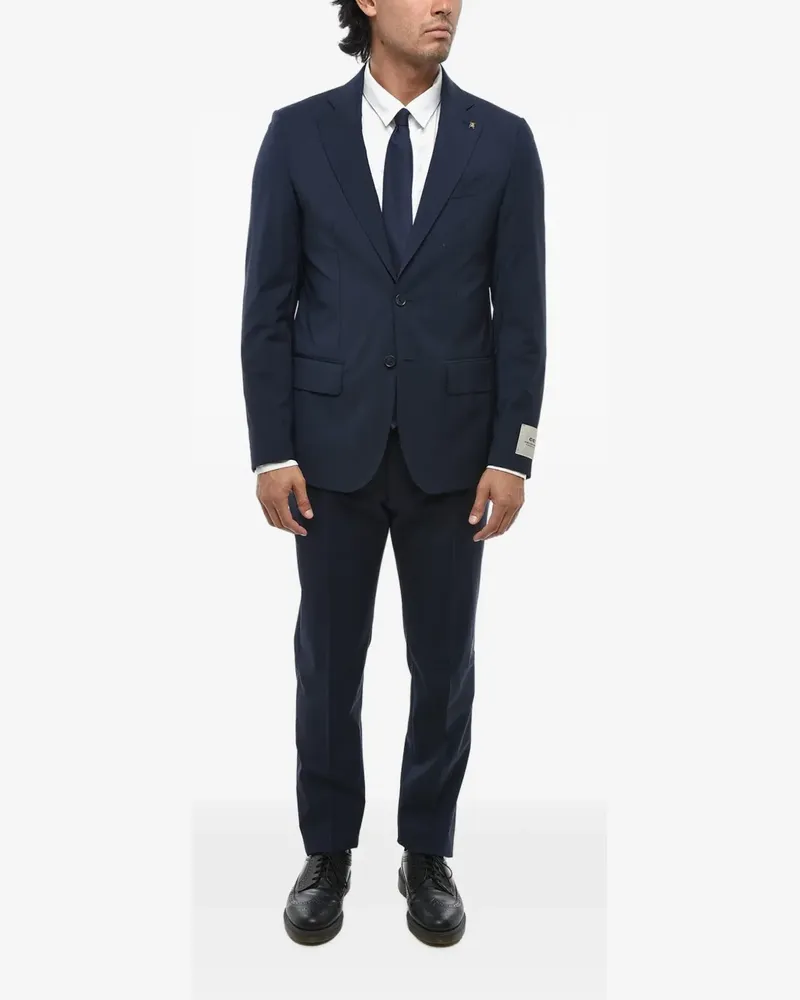 Corneliani Einreihiger Anzug - Blau Blau