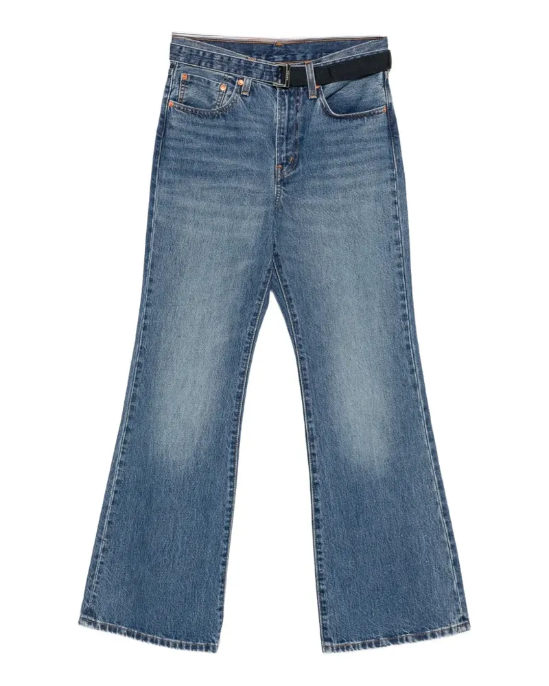 Sacai x Levi's Jeans mit Gürtel - Blau Blau