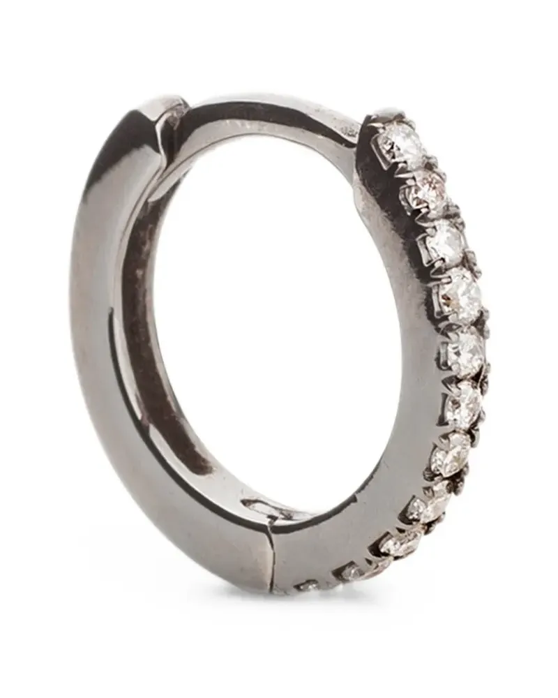 WHITE BIRD Margot diamond hoop earring - Gold Gold