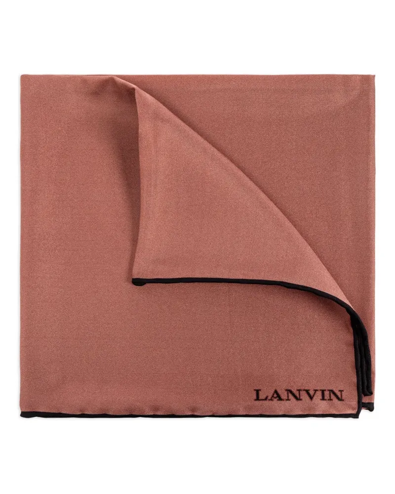 Lanvin Zweifarbiger Seidenschal - Rosa Rosa