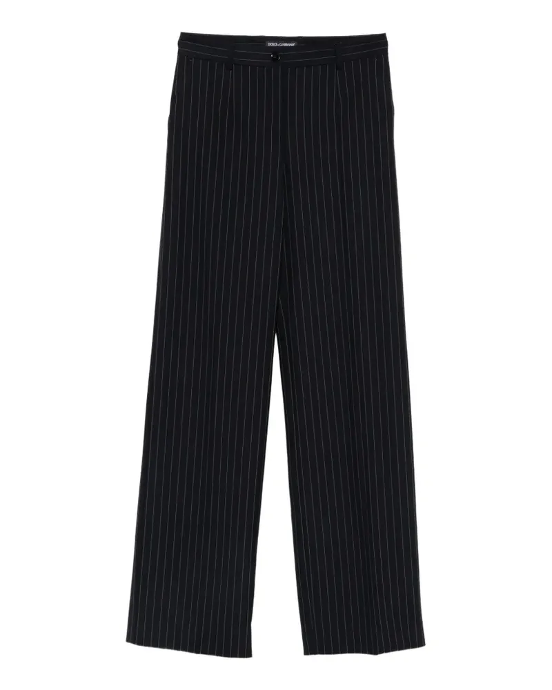 Dolce & Gabbana pinstriped wide-leg trousers - Blau Blau
