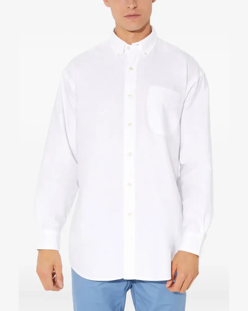 Ralph Lauren Langärmeliges Big Oxford Hemd - Weiß Weiß