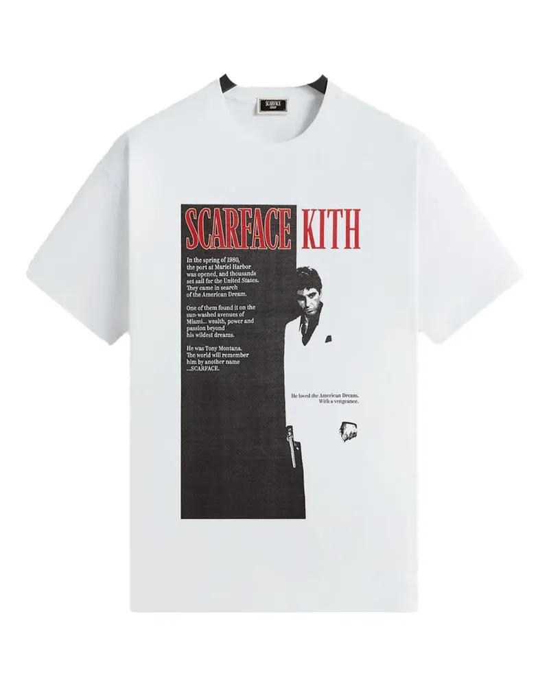 KITH x Scarface Film Poster T-Shirt - Schwarz Schwarz