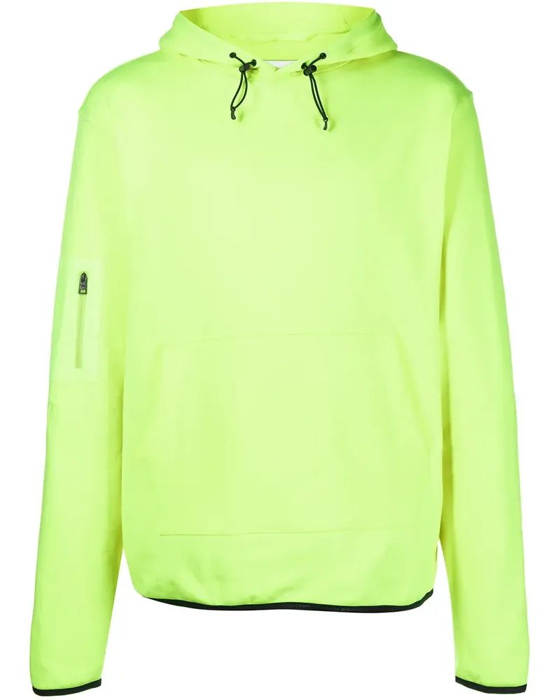 Aztech Mountain Fleece-Hoodie mit Kordelzug - Gelb Gelb