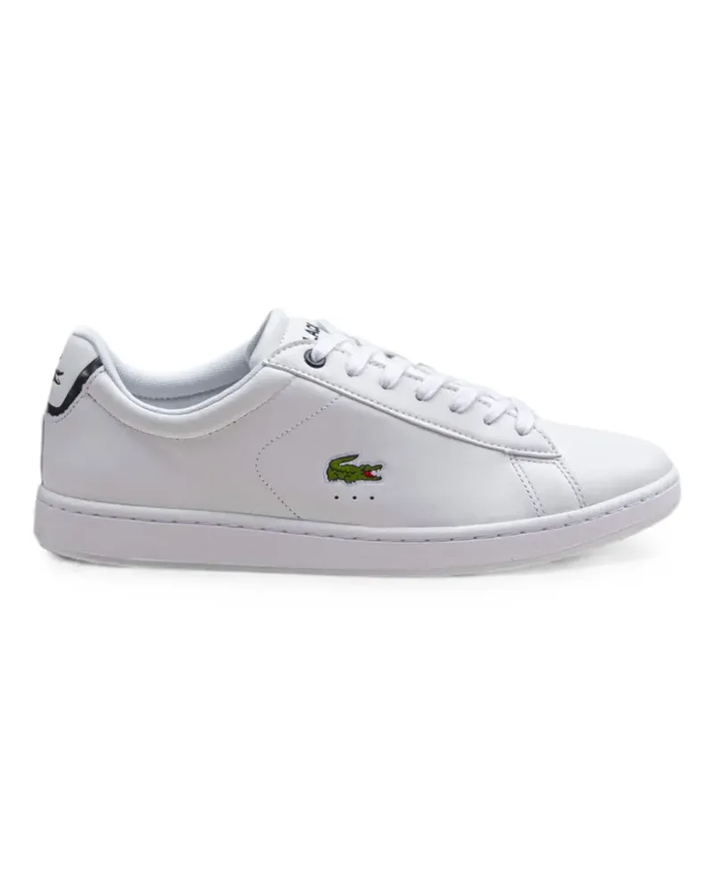 Lacoste Carnaby lace-up leather sneakers - Weiß Weiß