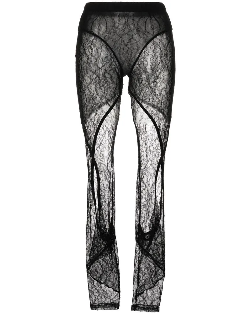 Dion Lee Leggings mit hohem Bund - Schwarz Schwarz