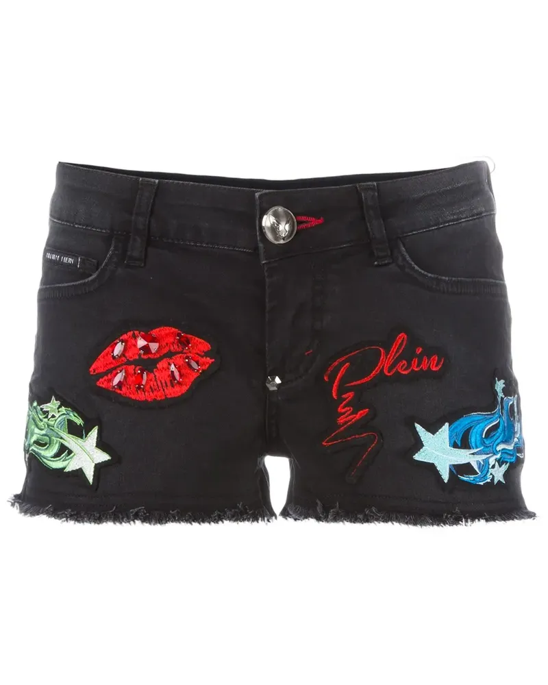 Philipp Plein Achillia' Jeansshorts - Grau Grau