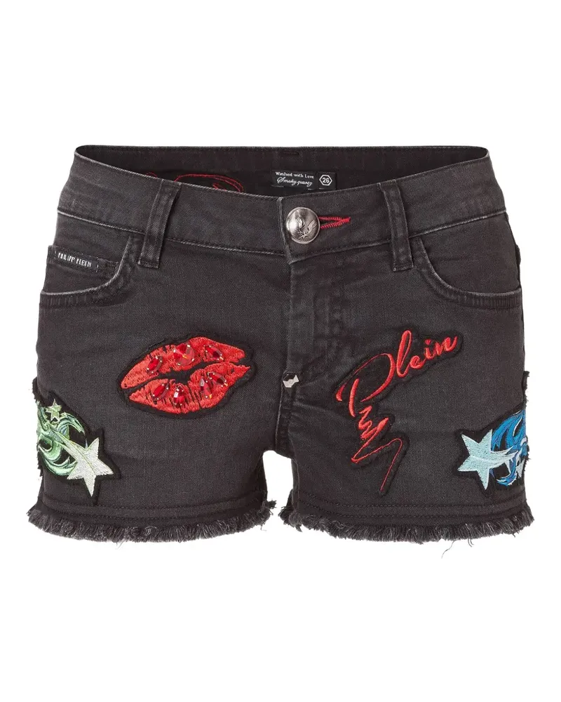 Philipp Plein Achillia' Jeansshorts - Grau Grau