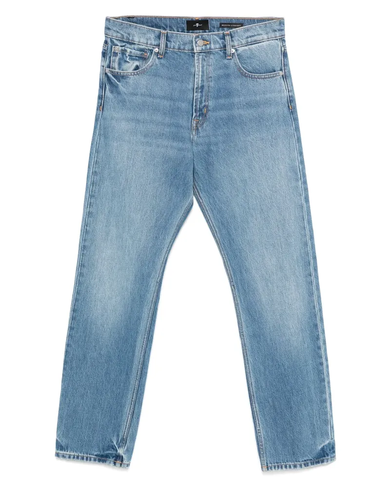 7 for all mankind Jeans mit geradem Bein - Blau Blau