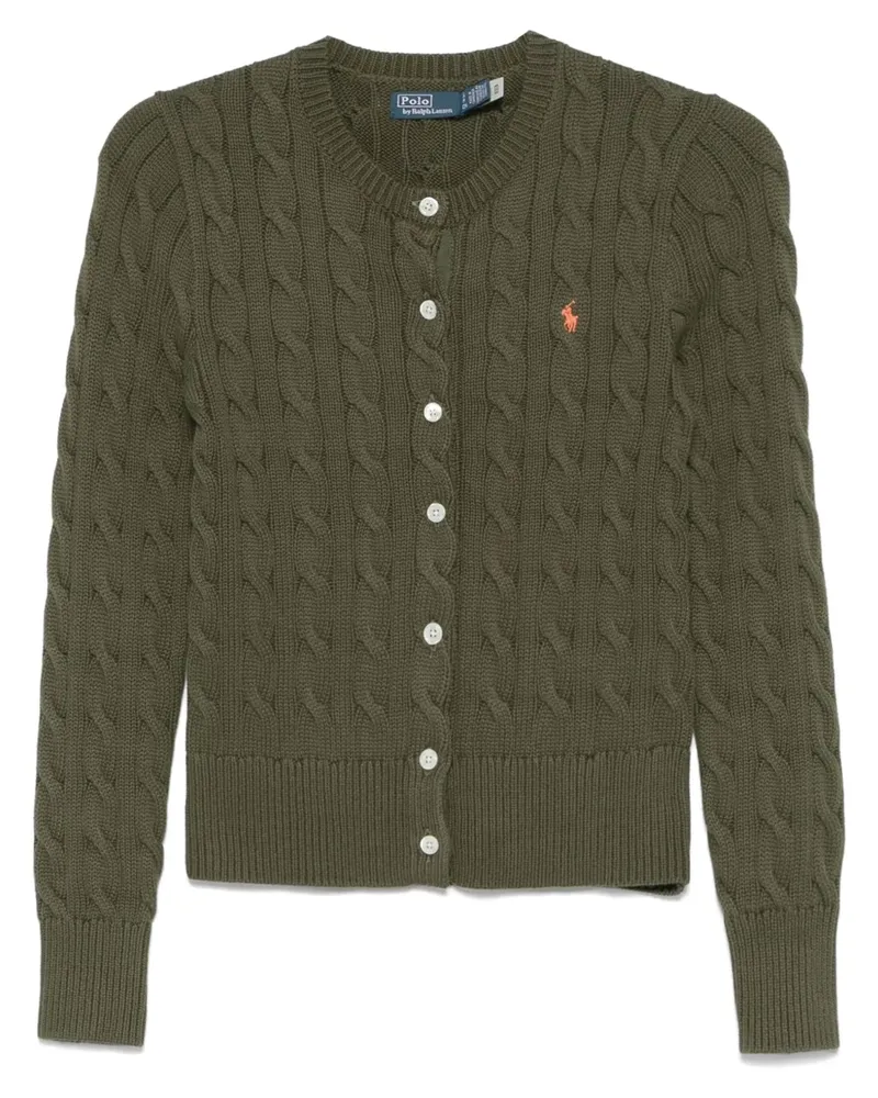 Ralph Lauren Cardigan mit Polo Pony-Stickerei - Grün Grün