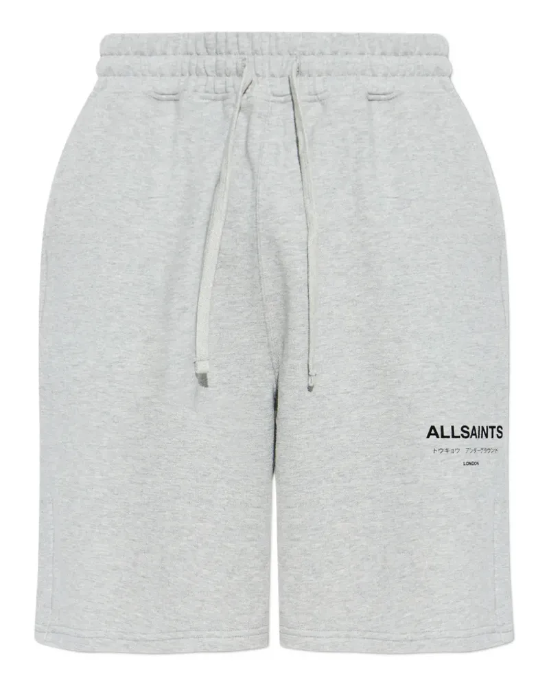 AllSaints Underground Shorts mit Kordelzug - Grau Grau
