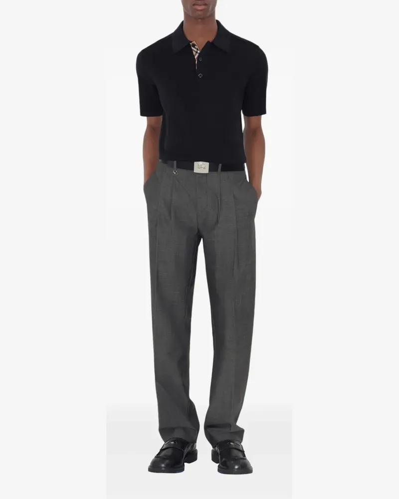 Burberry Klassisches Poloshirt - Blau Blau