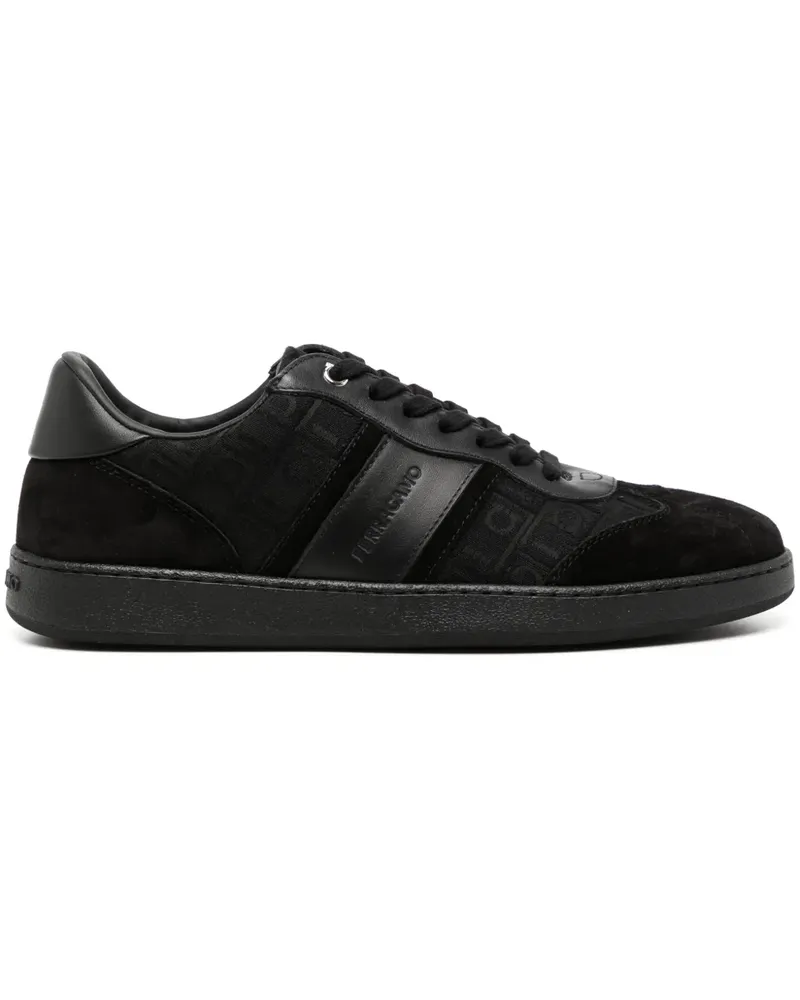 Ferragamo Sneakers mit Logo-Verzierung - Schwarz Schwarz