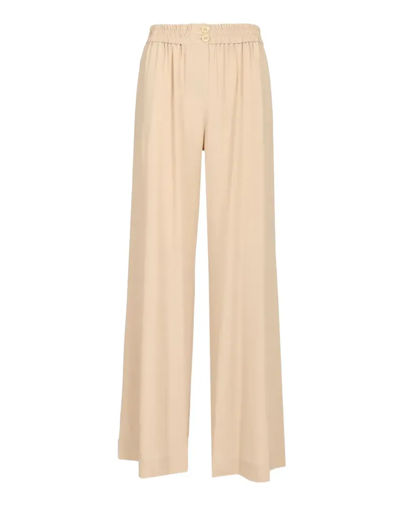 Al Duca D’Aosta 1902 elasticated-waistband button-fastening trousers - Nude Nude