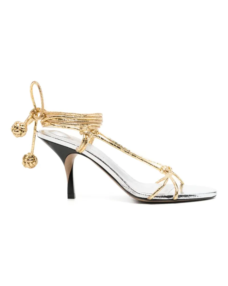 Jacquemus Les Sandales Tourni Sandalen - Gold Gold