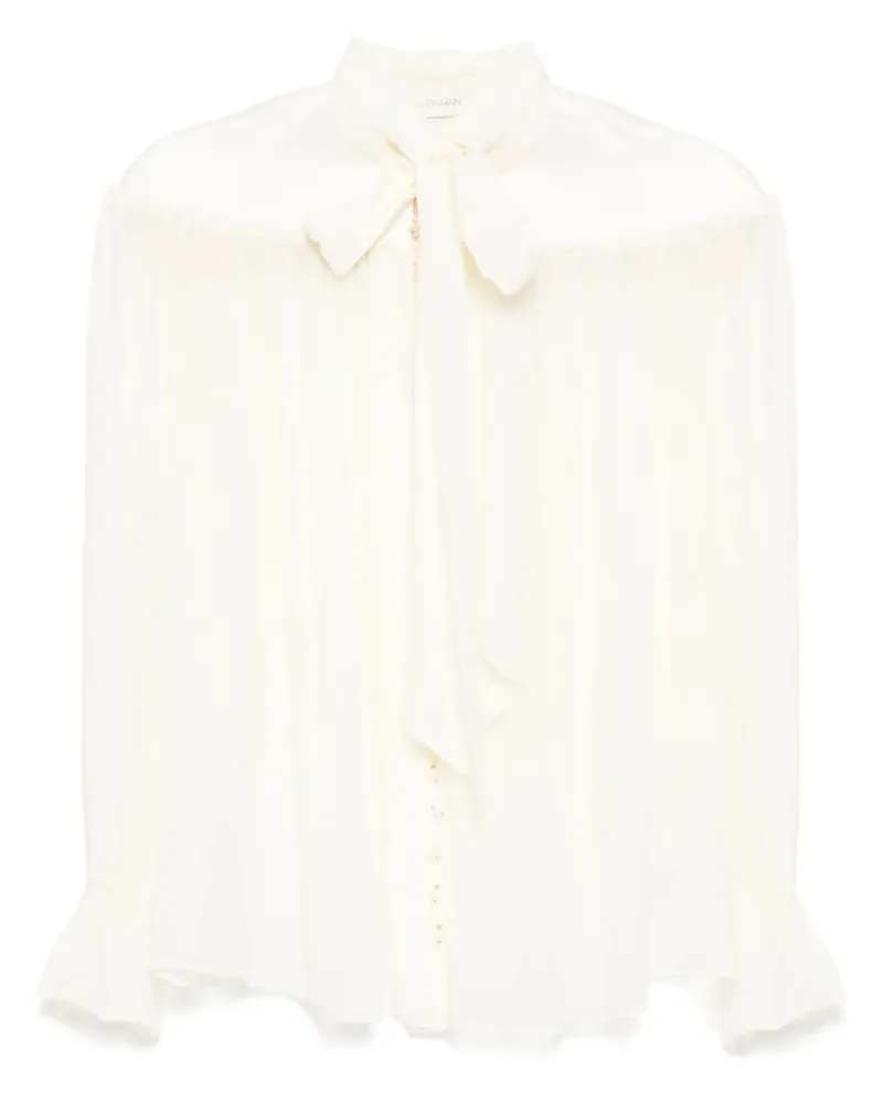 Zimmermann Bluse mit schimmernden Knöpfen - Nude Nude