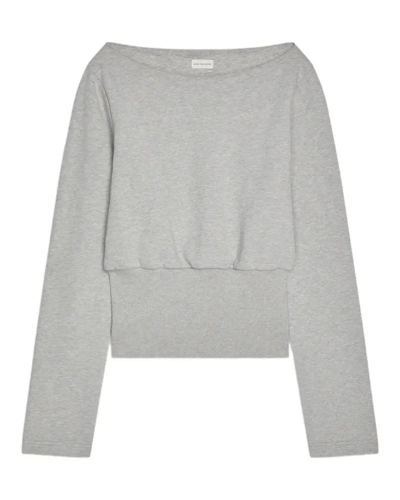 Dries van Noten Pullover mit U-Boot-Ausschnitt - Grau Grau