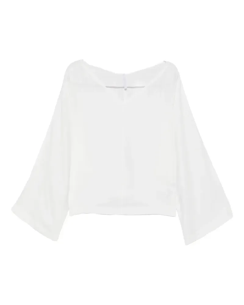 IMPERIAL Bluse mit V-Ausschnitt - Weiß Weiß