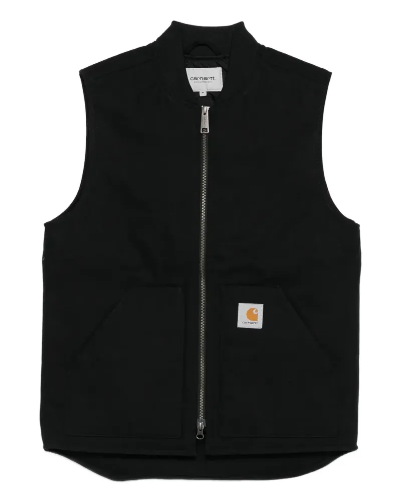 Carhartt WIP zip-front pocket vest - Schwarz Schwarz