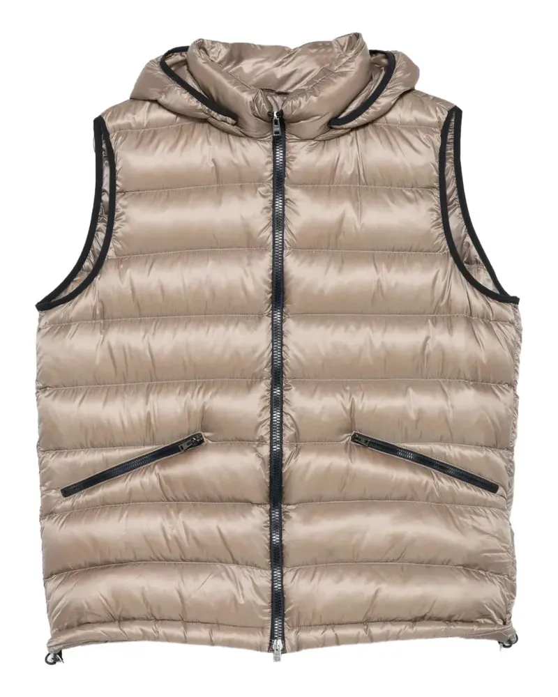 Herno hooded padded gilet - Nude Nude