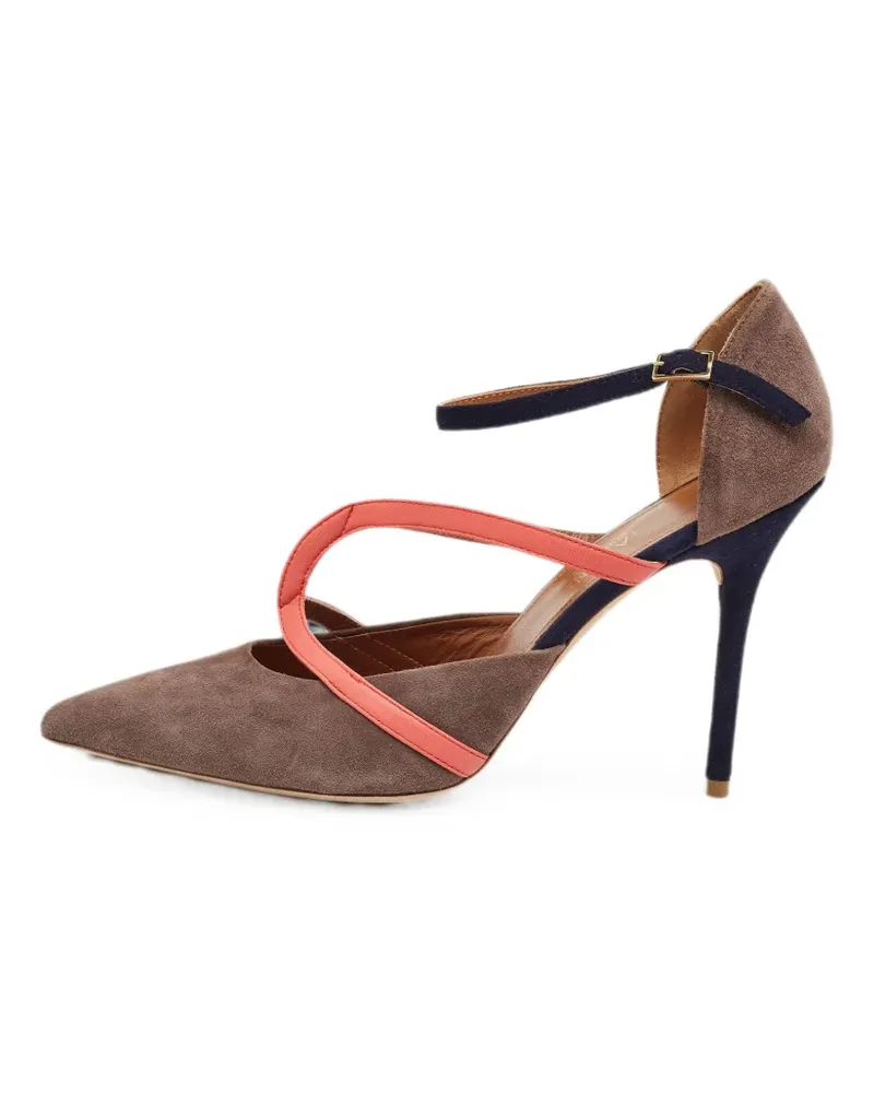 Malone Souliers Veronica pointed-toe heeled pumps - Braun Braun