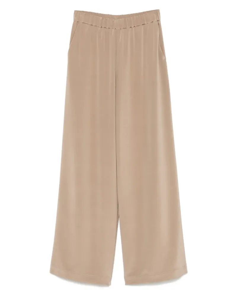 Max Mara Fließende Hose - Braun Braun