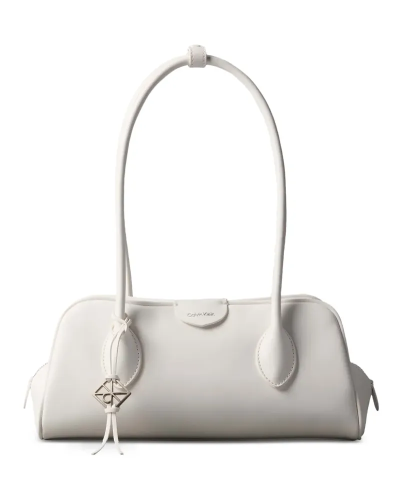 Calvin Klein logo-pendant shoulder bag - Weiß Weiß