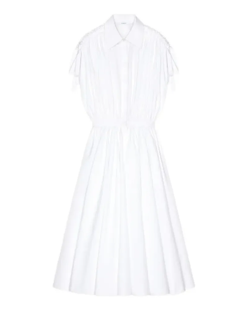 Givenchy Hemdkleid mit gerafften Ärmeln - Weiß Weiß