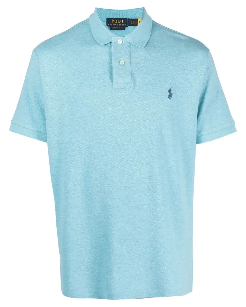 Ralph Lauren Poloshirt mit Polo Pony - Blau Blau