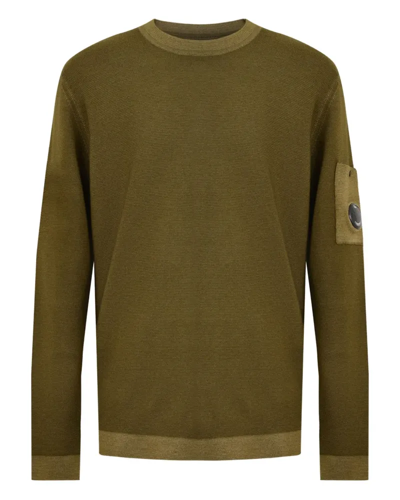 C.P. Company Sweatshirt mit Linsen-Tasche - Grün Grün