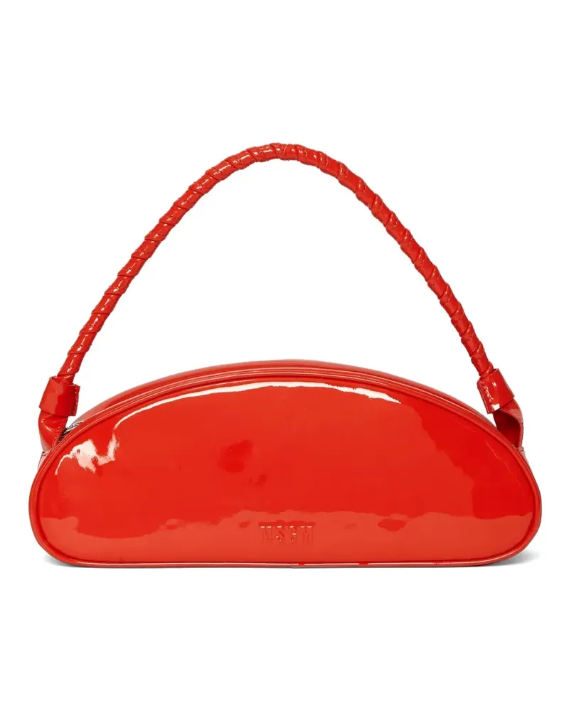 MSGM Handtasche mit Logo-Prägung - Rot Rot