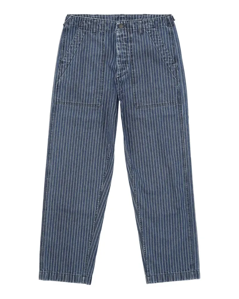 Fortela pinstripe jeans - Blau Blau