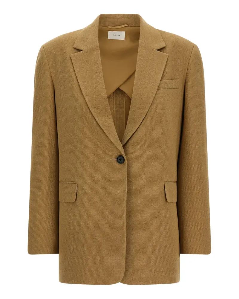 The Row Ezri single-breasted blazer - Nude Nude