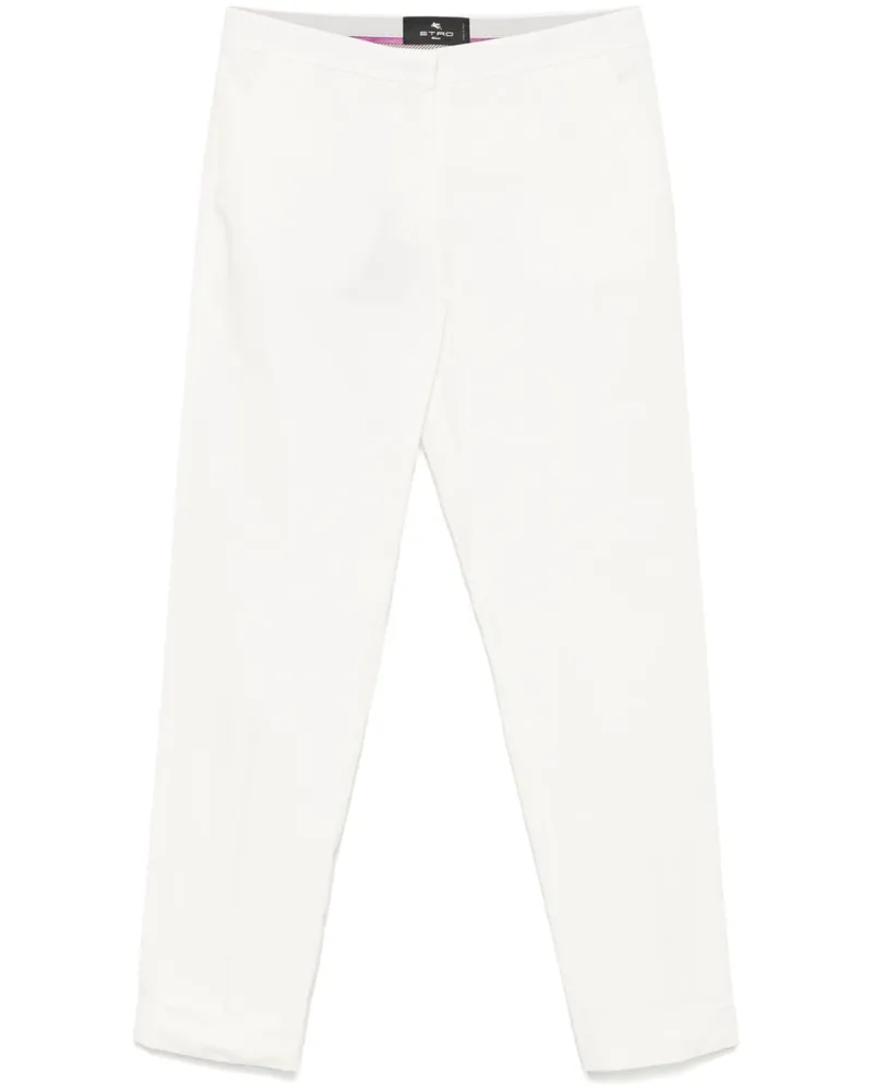 Etro Klassische Hose - Weiß Weiß