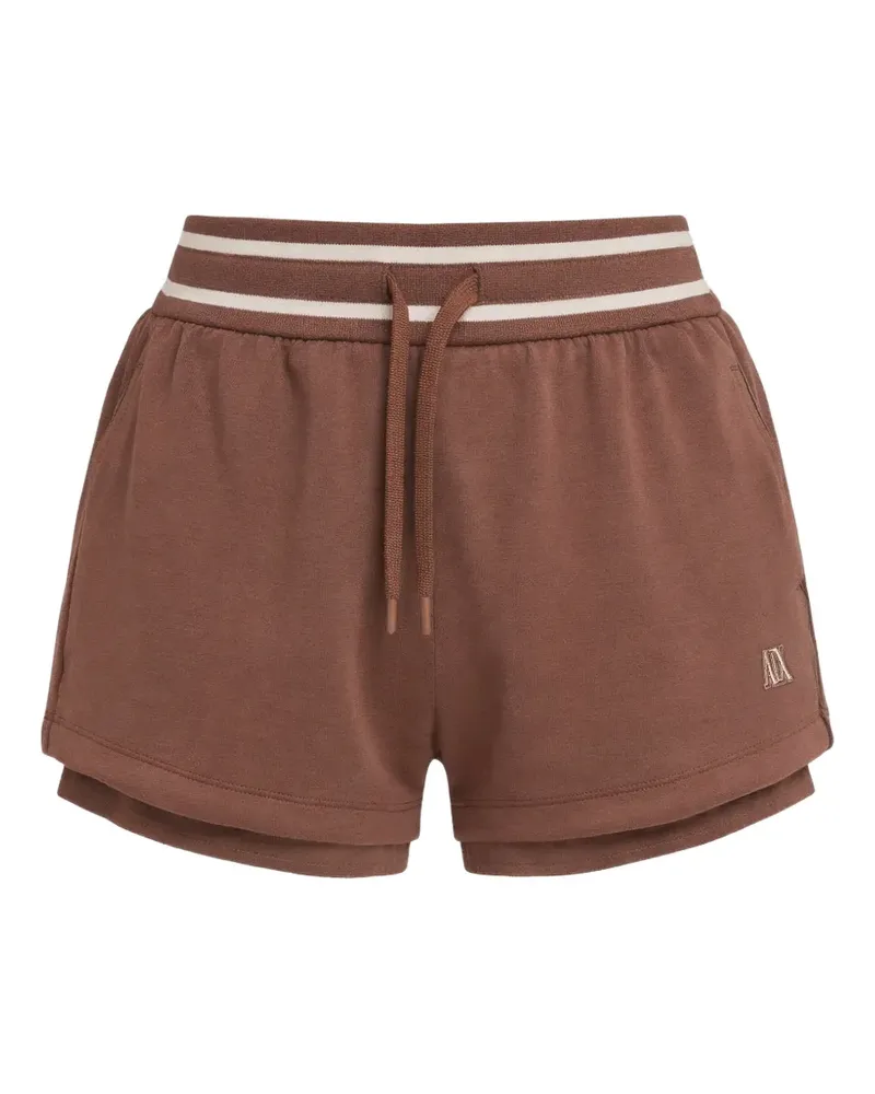 Armani Exchange layered drawstring shorts - Braun Braun