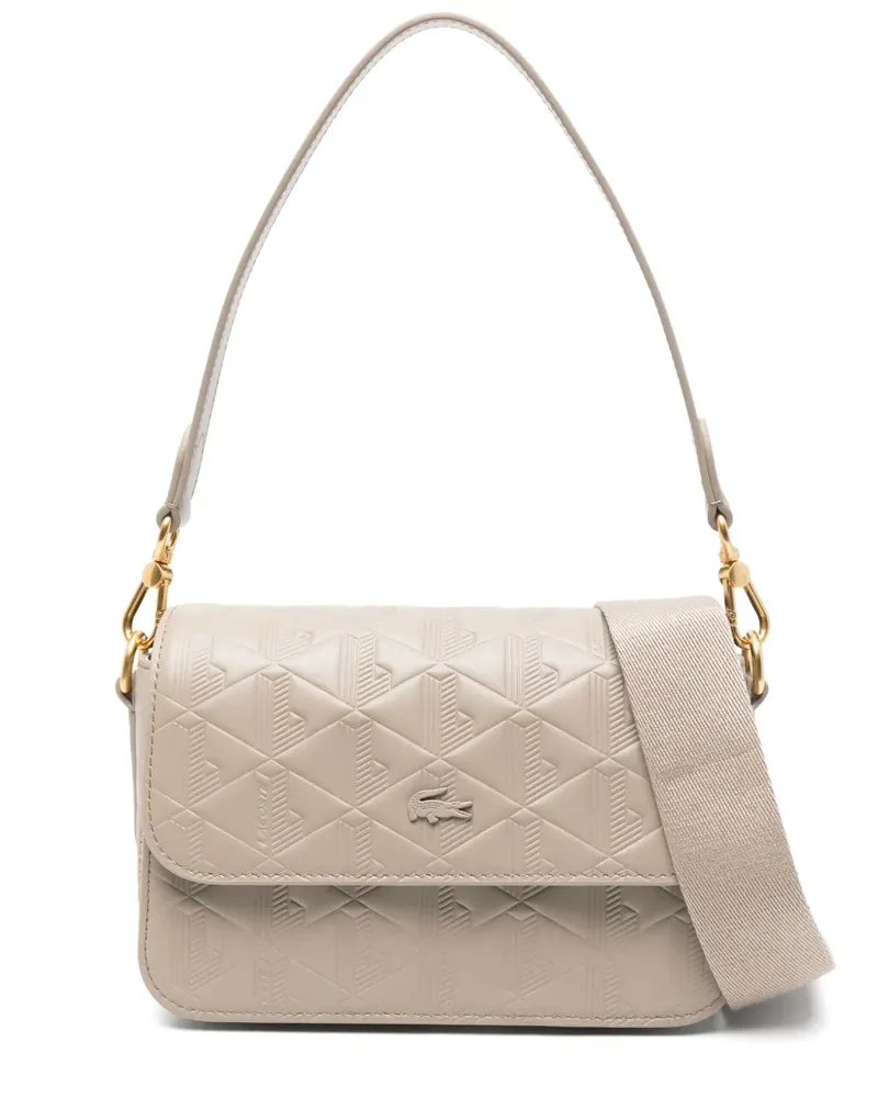 Lacoste Handtasche aus Leder - Nude Nude