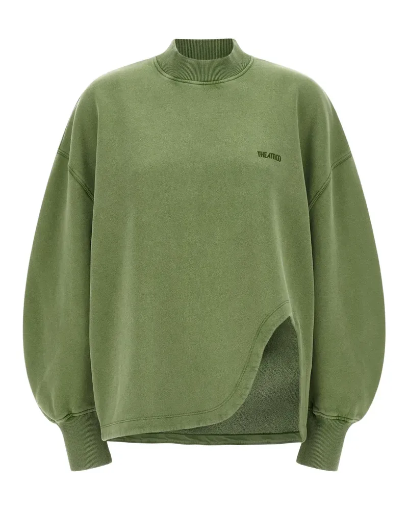 ATTICO Sweatshirt mit Logo - Grün Grün