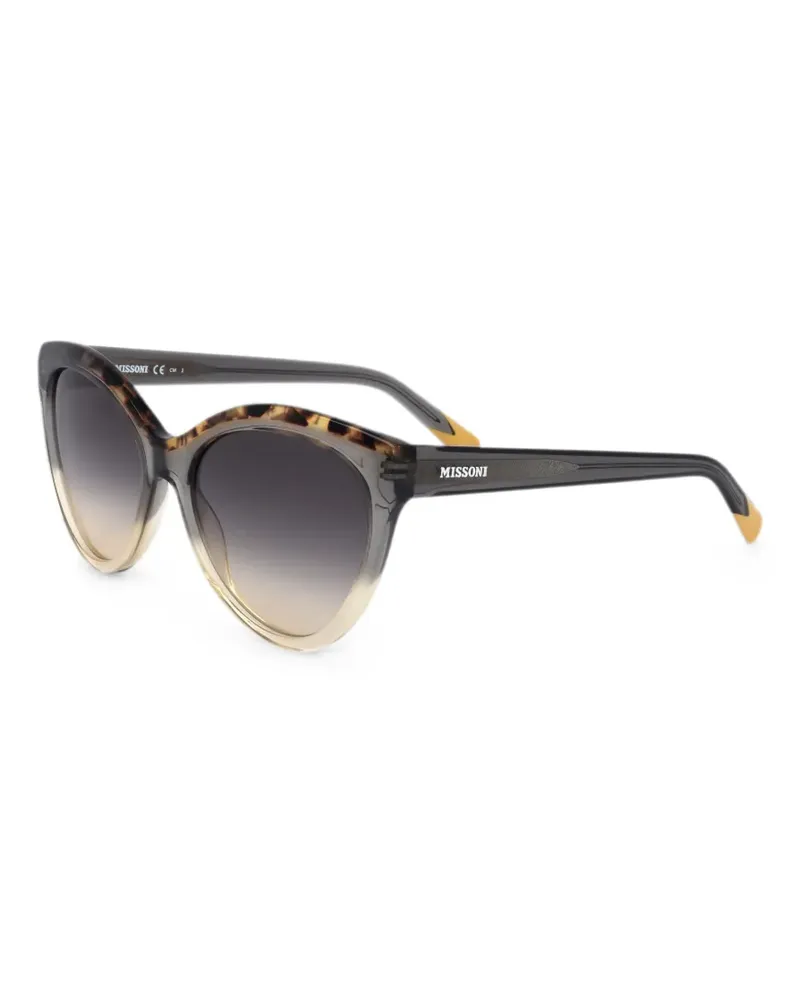 Missoni Sonnenbrille mit grauem Ocker 57mm - Braun Braun
