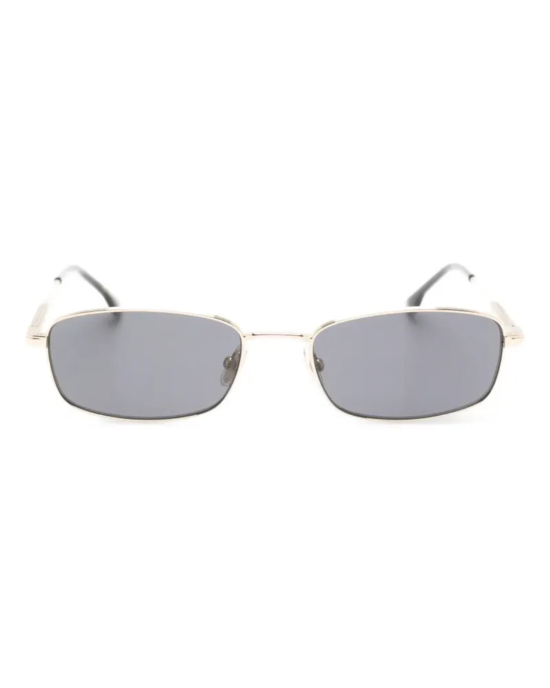 Victoria Beckham Sonnenbrille mit eckigem Gestell - Gold Gold