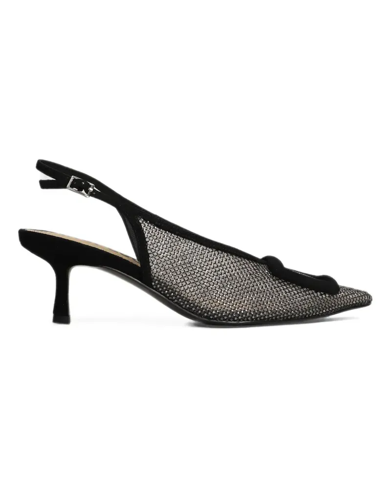 Bibi Lou Bonnie Pumps aus Mesh - Schwarz Schwarz