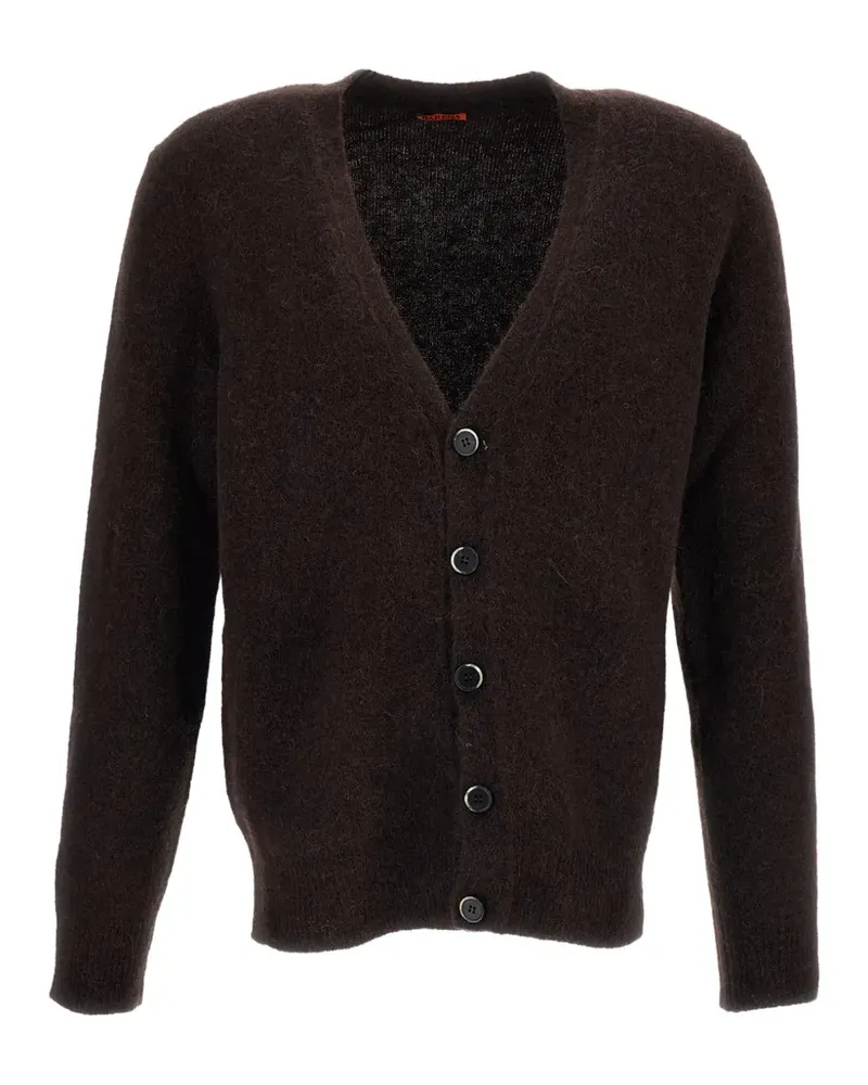 BARENA button-up knitted sweater - Braun Braun