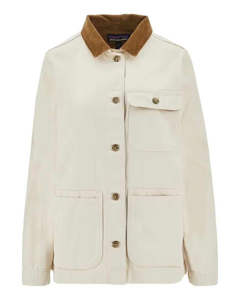 Patagonia Point Reyes Jacke mit Cordkragen - Nude Nude