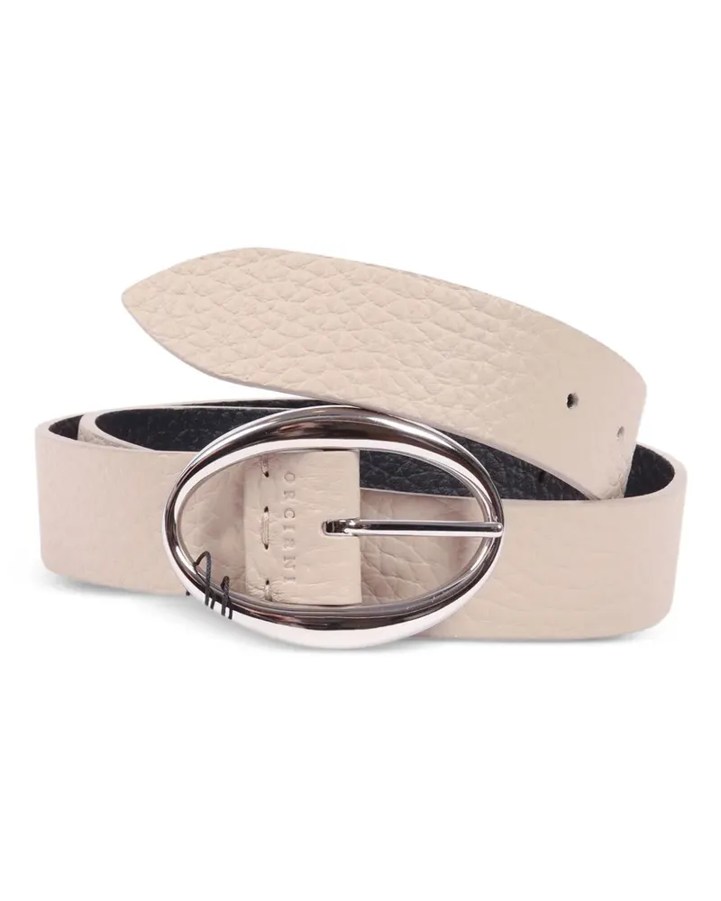 Orciani leather belt - Nude Nude