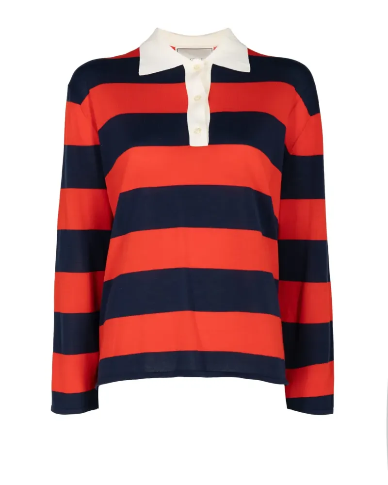 The Great Gestreiftes Academy Poloshirt - Rot Rot